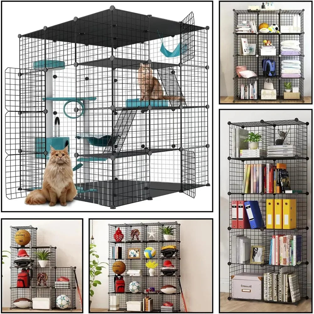 Cat Kennel Villa Playpen