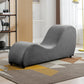 Sleek Curved Chaise Lounge