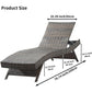 Wicker Chaise Lounge Chairs