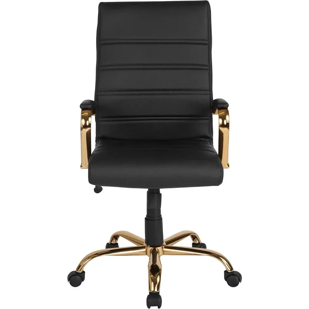 Modern Soft Leather Executive Swivel Office Chair