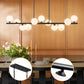 Modern Linear Bubble Chandelier