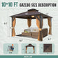 Gazebo with Curtain and Netting