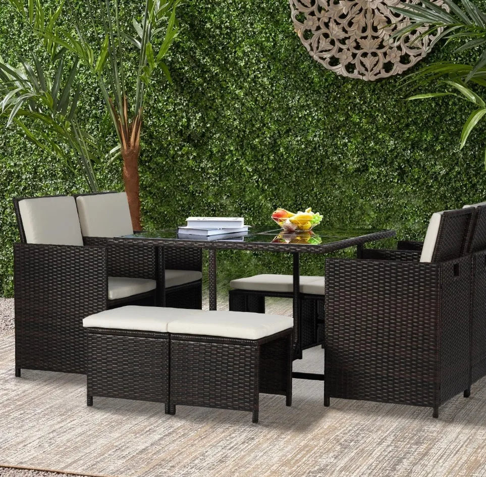 Rattan Patio Dining Set