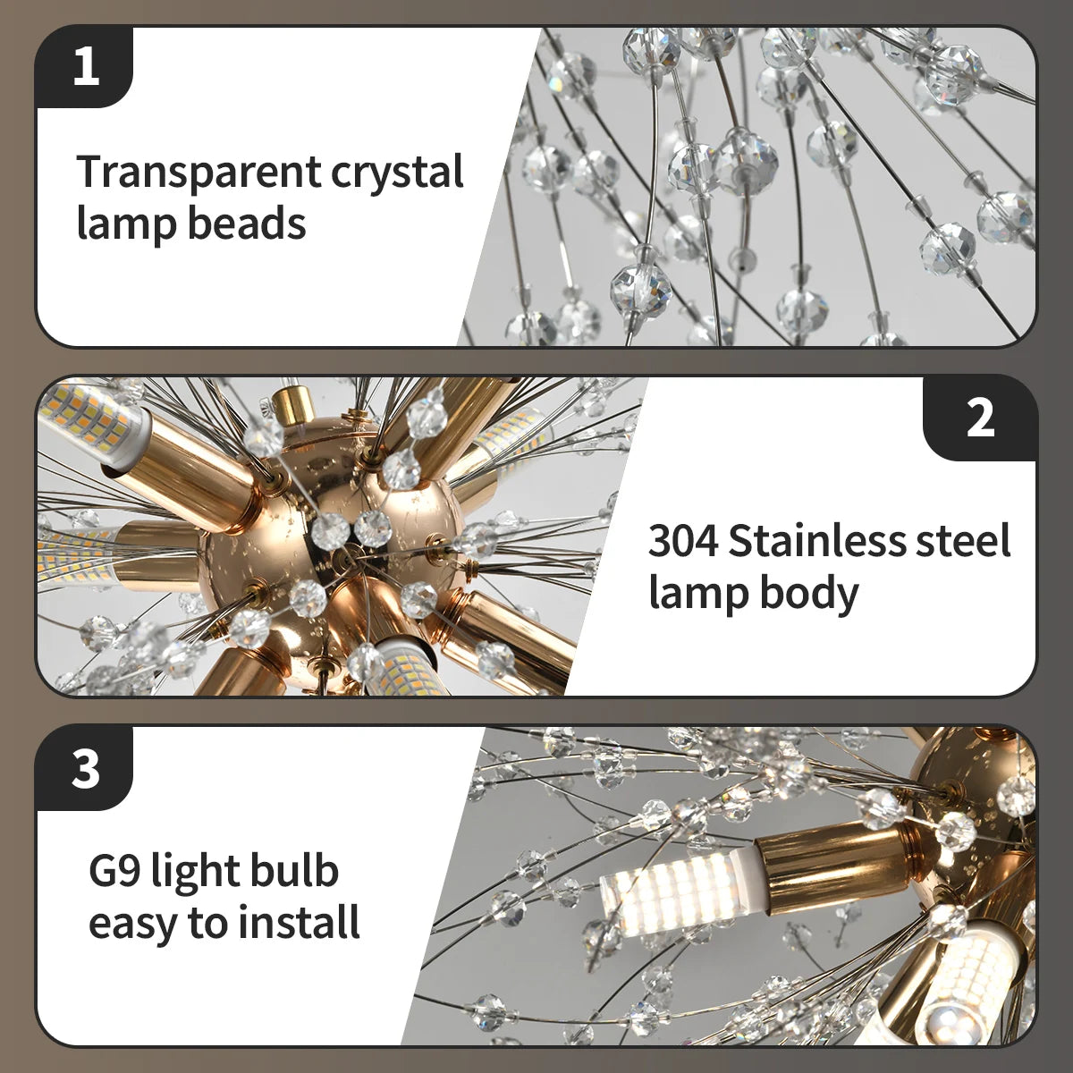 Dandelion Chandelier