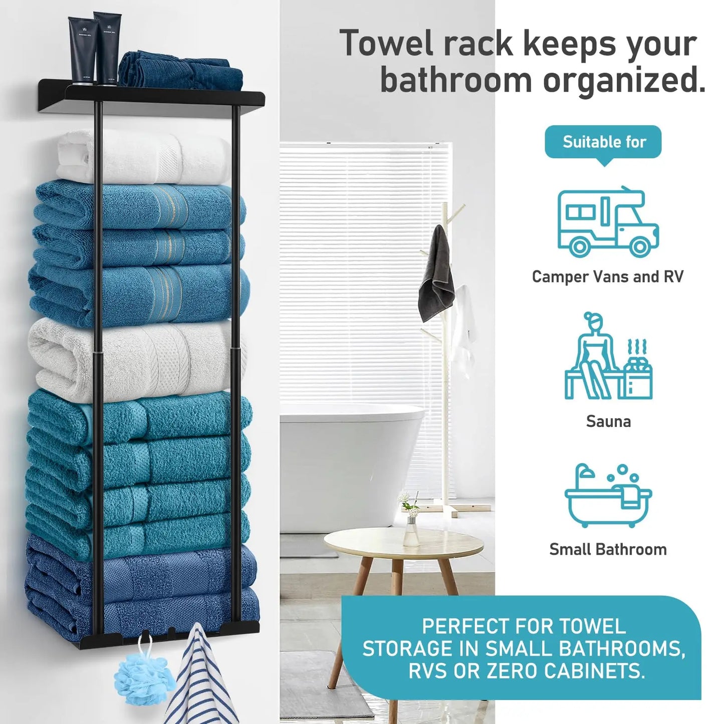 Wall Towel Rack