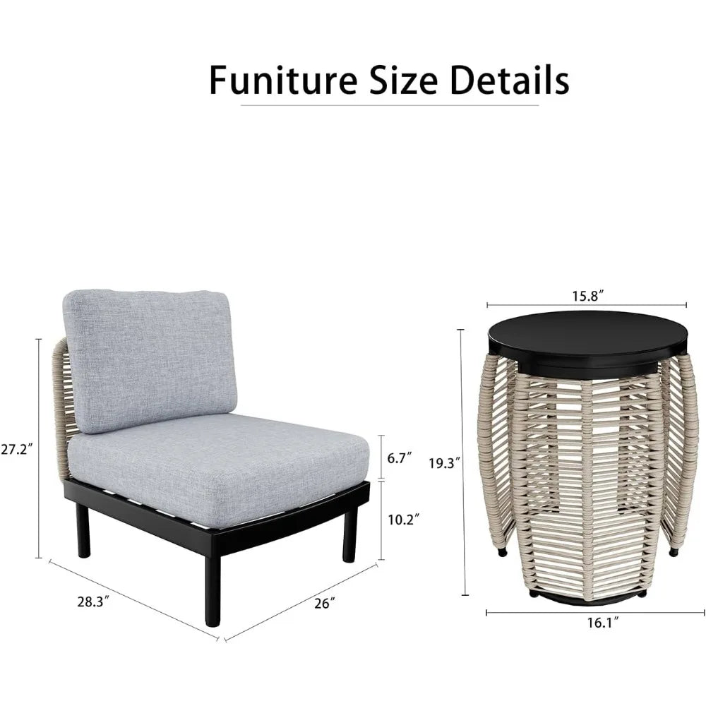 Woven Furniture Set