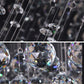 Spiral Solar System Crystal Chandelier