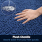 Non-Slip Super Absorbent Smooth Chenille Bath Mat
