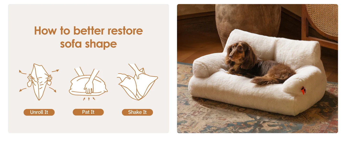 Pet Plush Sofa