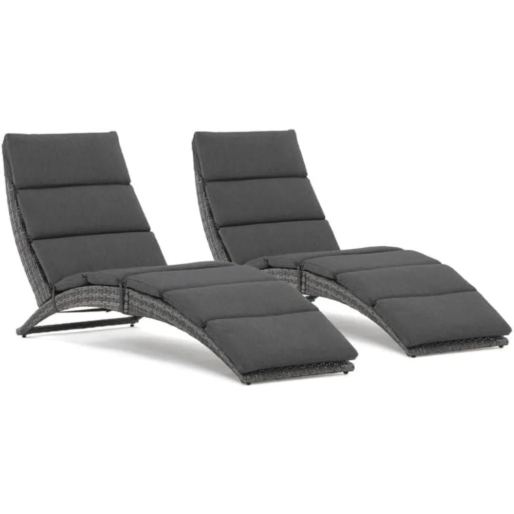 Patio Chaise Lounge Chairs with Cushion