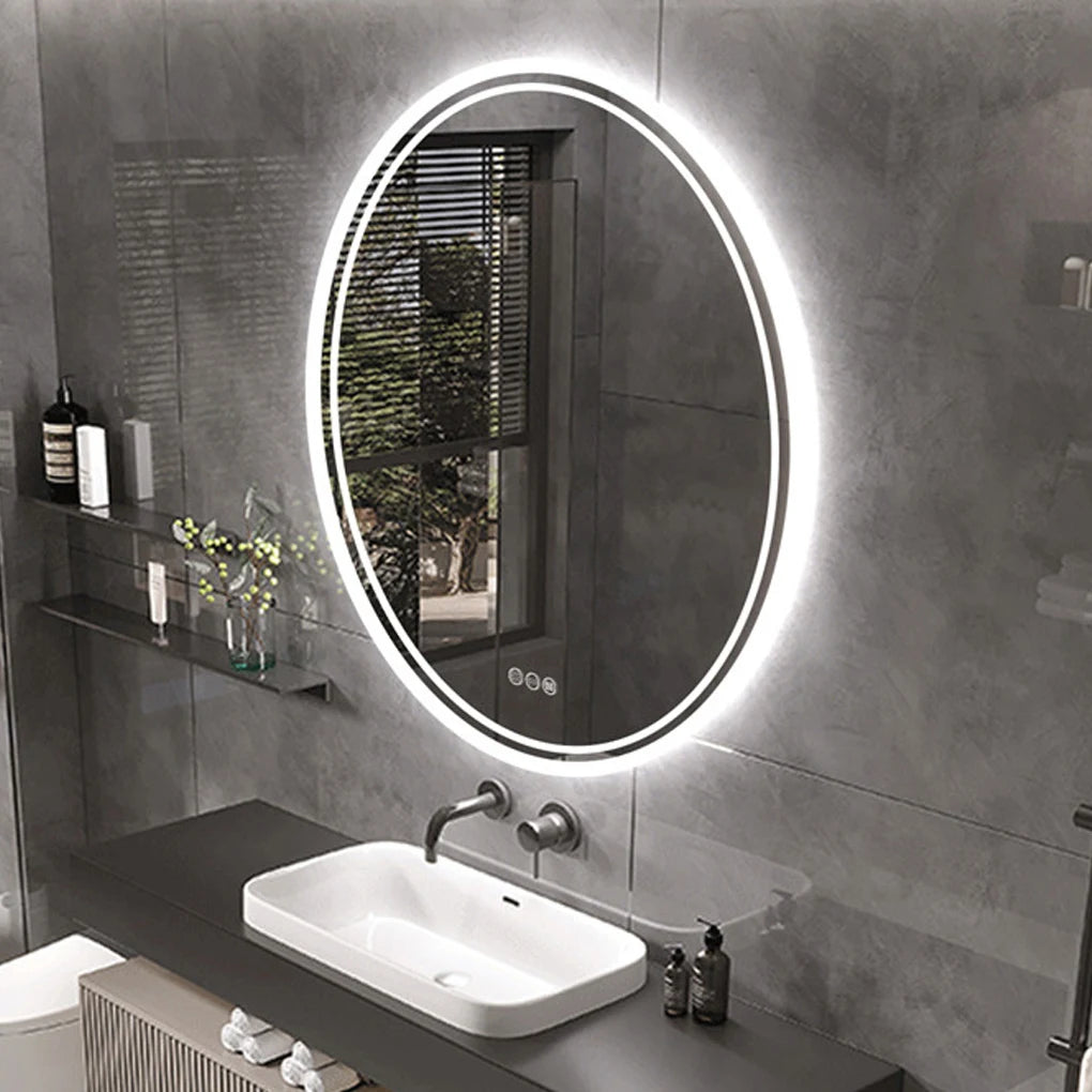 Smart LED Technology Round Mirror