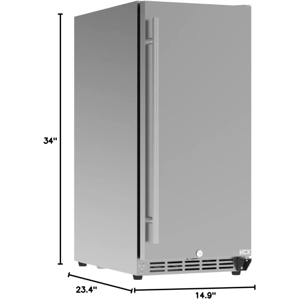 Undercounter Stainless Steel Beverage Fridge