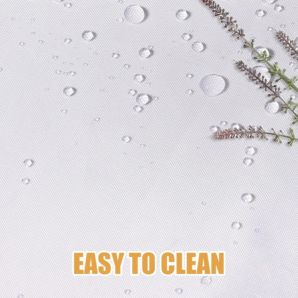 Waterproof Polyester Shower Curtain with Hooks