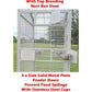 Large Elegant Stylish and Durable Wrought Iron Bird Cage