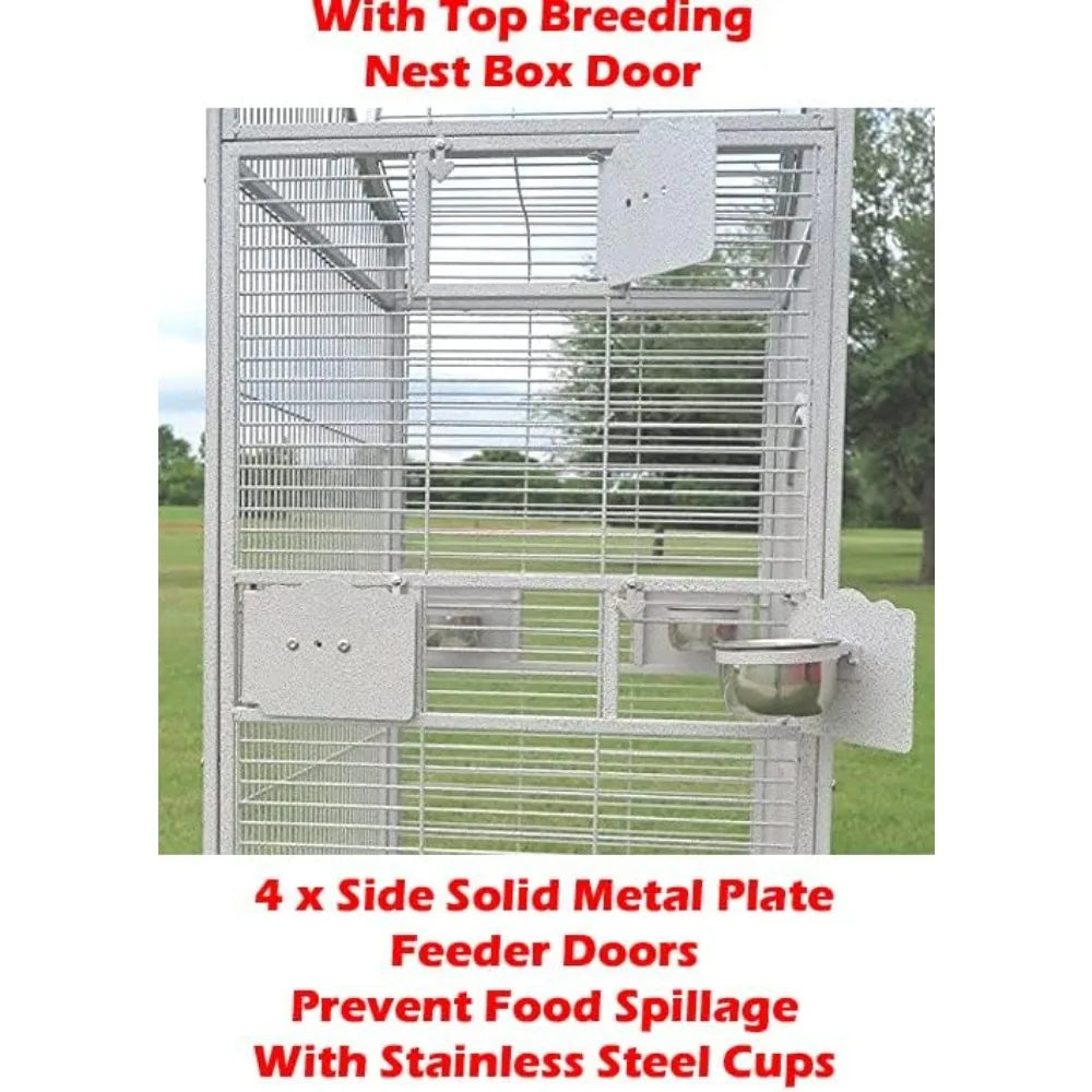 Large Elegant Stylish and Durable Wrought Iron Bird Cage