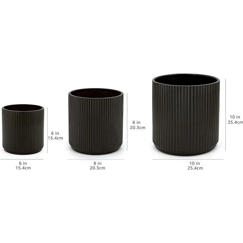 Modern Ceramic Planter Set