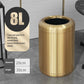 Minimalist Stainless Steel Waste Bin