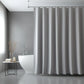 Heavy Duty Solid Shower Curtain with Hooks