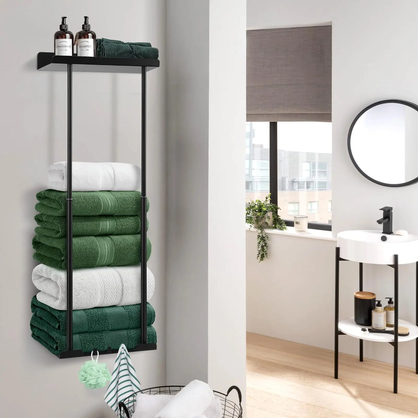Wall Towel Rack