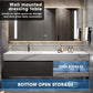 Modern Chic Vanity with Sink and LED/ Smart Technology Mirror Full Set