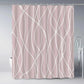 Modern Gradient Stripe Shower Curtain with Hooks