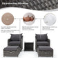 Wicker Rattan Patio Furniture Set