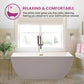 Modern Sleek Rectangular Acrylic Bathtub