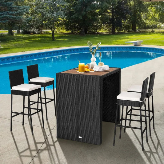 Wicker Bar Set