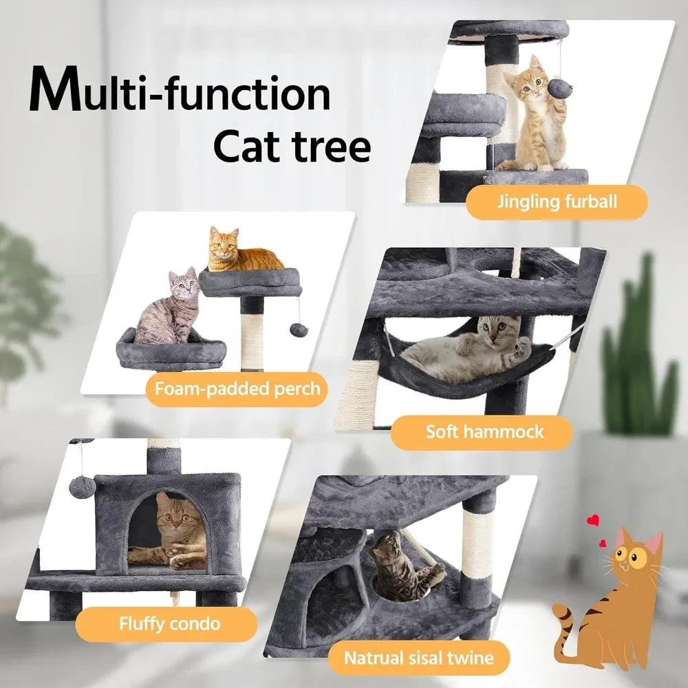 62"Cat Tree Tower
