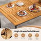 Acacia Wood Dining Table Set