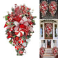 Upside Down Christmas Tree Garland Wreath