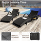 Wicker Chaise Lounge Chairs