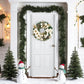 Flower Bowknot, Pine Cone Garland Wreath