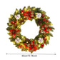 Spruce Pine Cones, Berries Festive Holiday Wreath