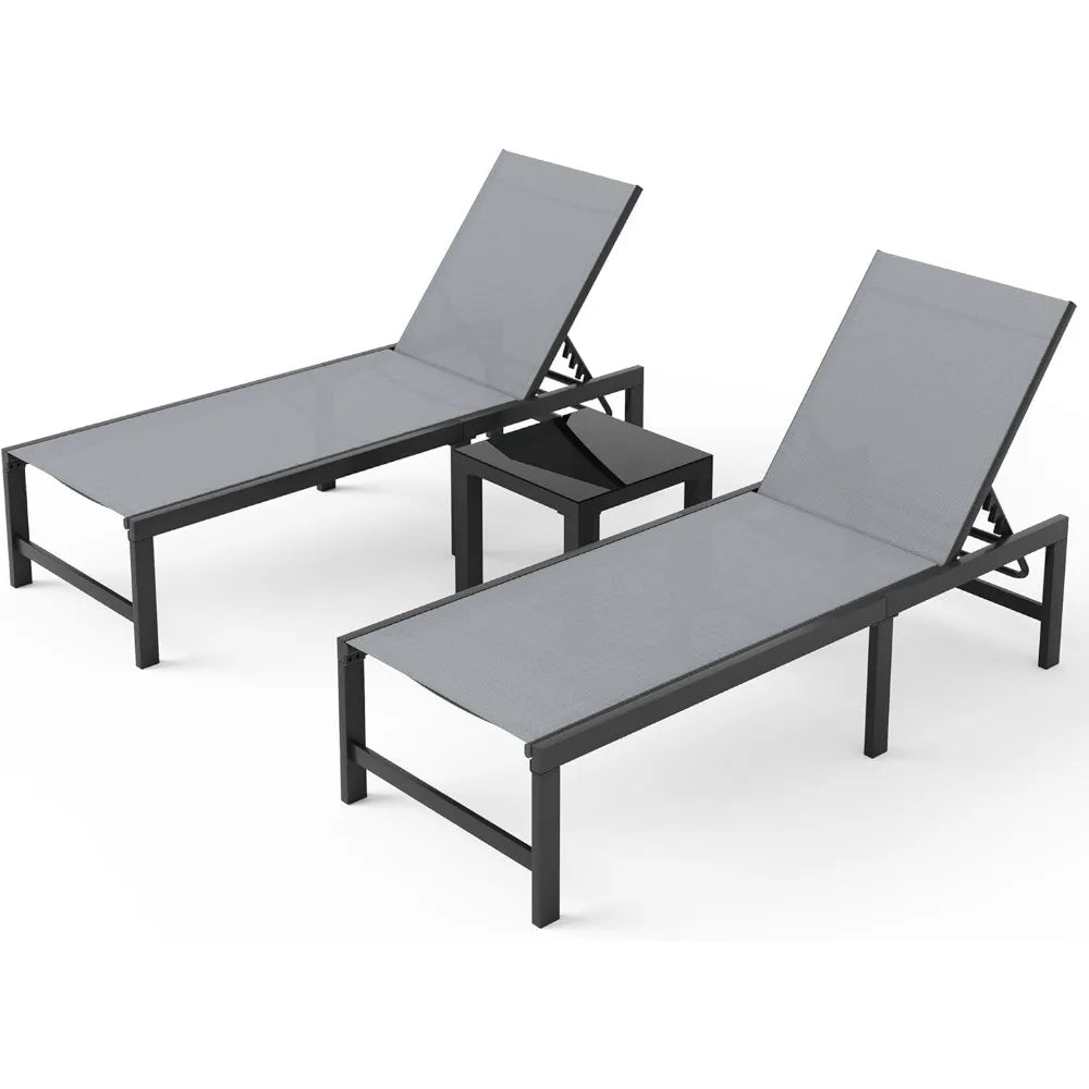 Fabric Lounge Chair Set