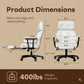 Reclining Executive Office Chair with Footrest