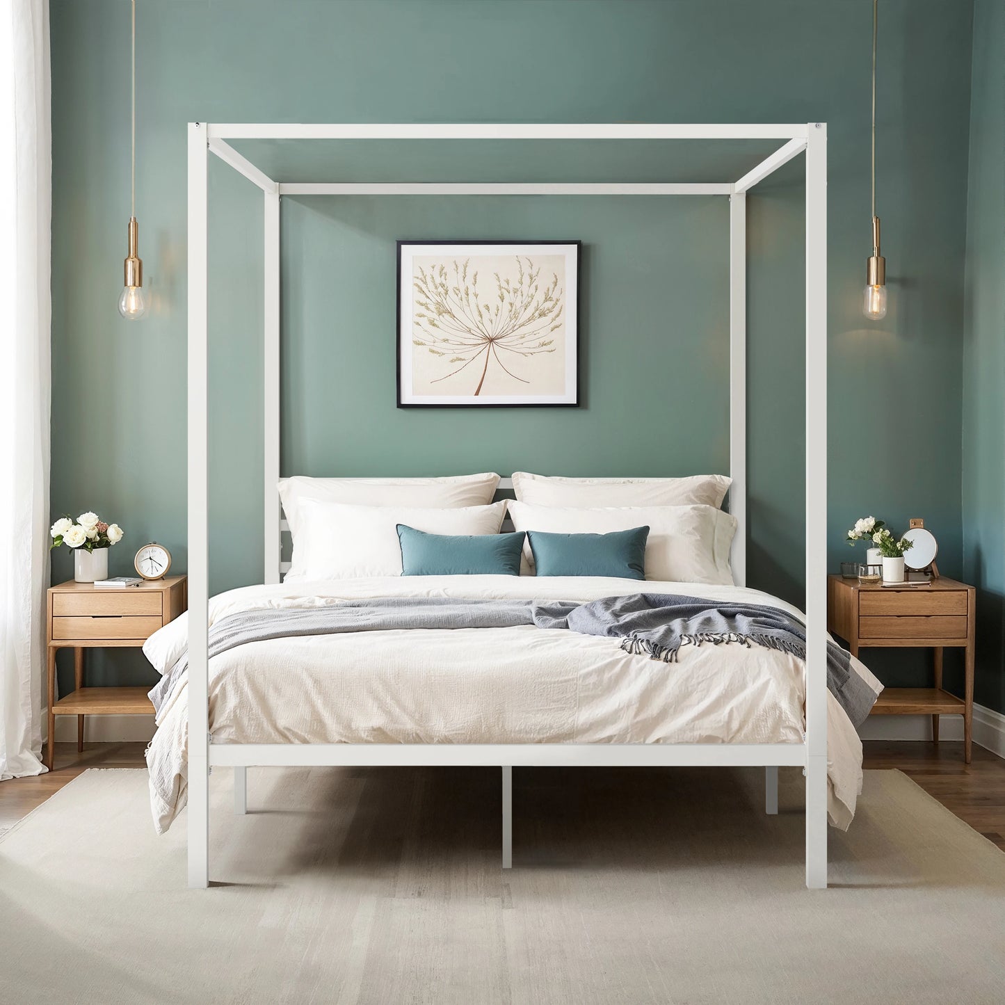 Modern Canopy Bed Frame