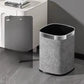 Leather Marble Grain Square Waste Bin
