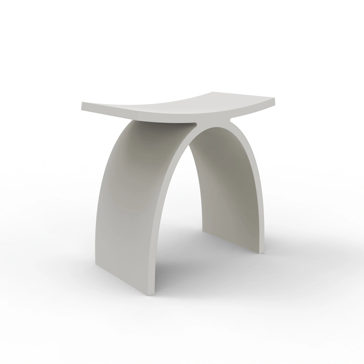 Minimalist Arched Shower Stool