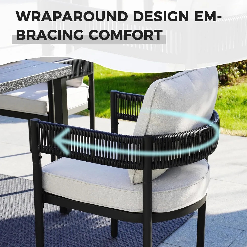 Extendable Desktop Patio Dining Set