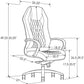 Modern Sterling Leather Executive Chair