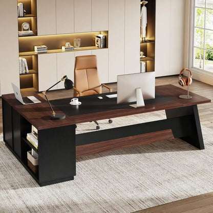 Professional L-Shaped Executive Desk
