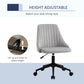 Velvet Upholstery Swivel Office Chair