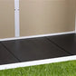 Resin Storage Shed with Floor, Window, and Double Lockable Doors