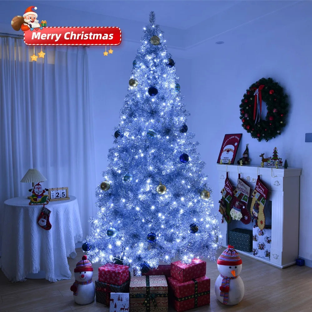 White Christmas Tree with LED Light
