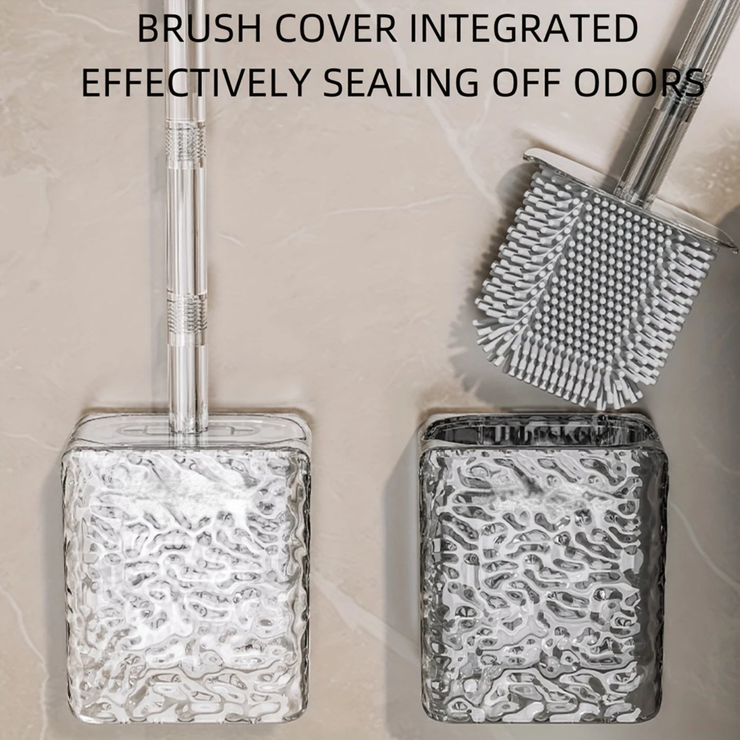 Luxury Glacier Pattern Wall Mounted Toilet Brush