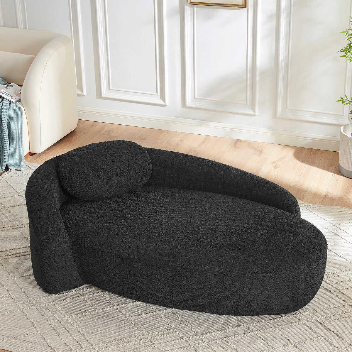 Modern Bouclé Cloud Lounge Chair