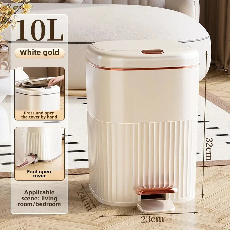 Modern Minimalist Foot Pedal Waste Bin