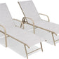 Aluminum Fabric Chaise Lounge Chair