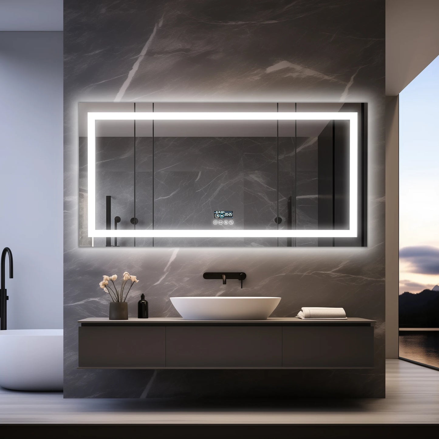 Smart Intelligent Technology Function LED Vanity Mirror